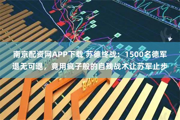 南京配资网APP下载 苏德终战：1500名德军退无可退，竟用疯子般的自残战术让苏军止步