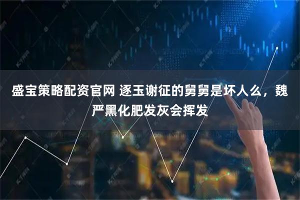 盛宝策略配资官网 逐玉谢征的舅舅是坏人么，魏严黑化肥发灰会挥发